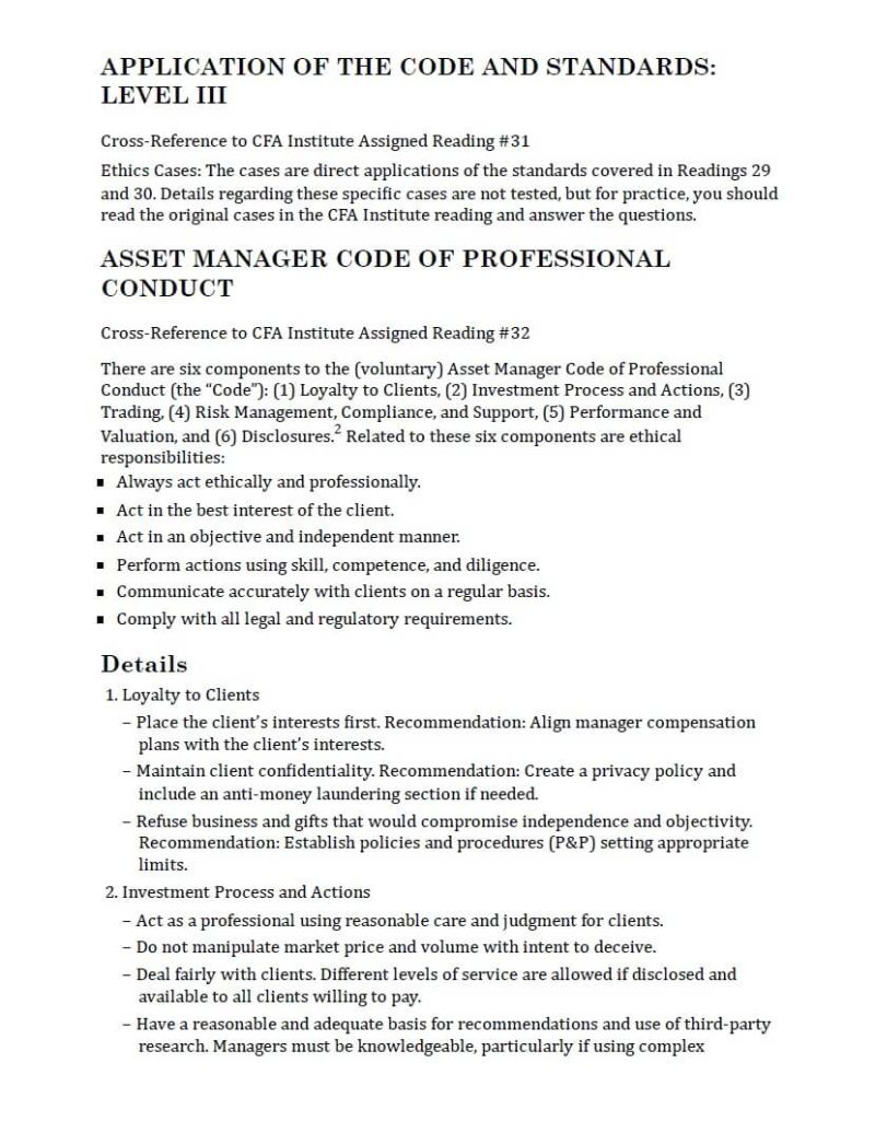 2024 CFA Kaplan Schweser Secret Sauce 3. līmenis