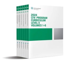 2024 CFA programmas mācību programmas II līmeņa kastes komplekts