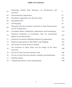 AnalystPrep FRM Part 2 Question Bank 2024