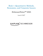 2025 CFA Level 1 Schweser Notes