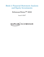 2025 CFA Level 1 Schweser Notes