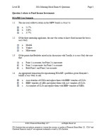 CFA 3. līmeņa Bila Kempbela paraugeksāmens 2024 + 2023