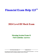 CFA 3. līmeņa Bila Kempbela paraugeksāmens 2024 + 2023