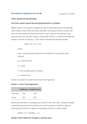 CFA 2. līmeņa Schweser paraugeksāmeni 2024