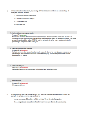 CMA Part 2 MCQs Gleim 2024 (Questions + Answers)