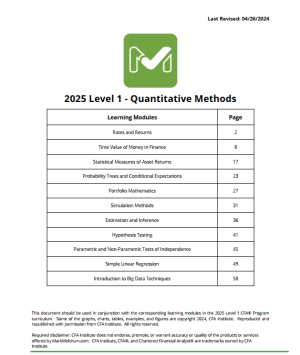 CFA Level 1 2025 Mark Meldrum Notes + Formula Sheet + Seminars + Prerequisites