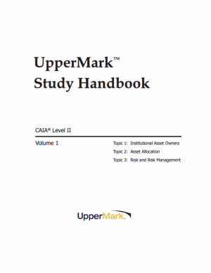 CAIA 2025 Level 2 UpperMark Study Handbooks + Formula Sheet