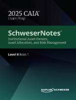 CAIA Level 2 Schweser Notes 2025 + Formula Sheet