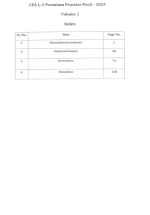 2025 CFA 1 級高級練習包