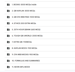 CFA 2025 Level 1 Collections with 10,000 MCQs