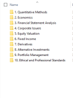 CFA 2025 Taso 2 UWorld Question Bank (Kysymyspankki)