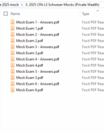 CFA 2025 Seviye 3 Schweser Deneme Sınavları Özel Varlık Yolu