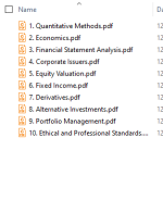 CFA 2025 UWorld Studievejledning Noter Niveau 2