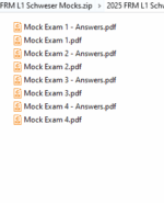 FRM 2025 Mock Exams Part 1