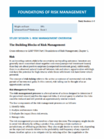 FRM 2025 Schweser Secret Sauce Part 1