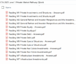 CFA 2025 Schweser Question Bank Level 3 Private Market Pathway