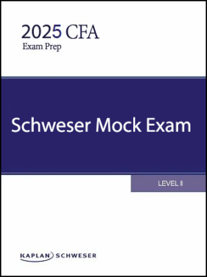 CFA 2025 Schweser Mock Exams Level 2