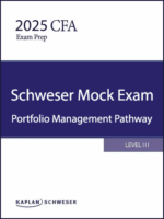 CFA 2025 Schweser Mock Exams Level 3 Portfolio Management Pathway