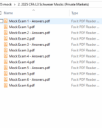 Egzaminy próbne CFA 2025 Schweser Poziom 3 Ścieżka rynków prywatnych