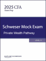 CFA 2025 Seviye 3 Schweser Deneme Sınavları Özel Varlık Yolu