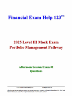 2025 CFA Level 3 Bill Campbell Mock Exams: Portfolio Management Pathway