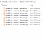 CFA 1 lygio 2025 UWorld bandomasis egzaminas 1, 2