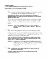 CFA Level 3 Official Mock Exams from 2020 to 2025 with Answers