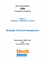 Hock CMA 2025 ตำราเรียน ภาค 2 การจัดการทางการเงินเชิงกลยุทธ์