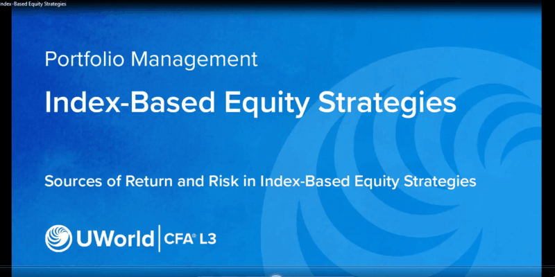 CFA 2025 Portfolio Management Pathway Uworld L3 CFA 2025 UWorld Video Lectures Level 3 Portfolio Management Pathway