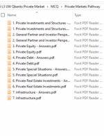 CFA 2025 UWorld Question Bank Percurso dos mercados privados de nível 3