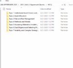 CAIA 2025 Level 2 UpperMark Question Bank, CRQ and Essay Questions