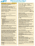 CFA 2026 Level 1 IFT Study Notes with Formula Sheet