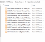 CFA 2026 Level 1 IFT Study Notes with Formula Sheet