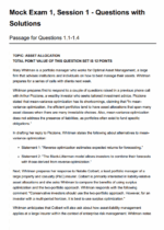 CFA 2026 Level 3 Salt Solutions Mock Exams (Private Wealth Pathway)