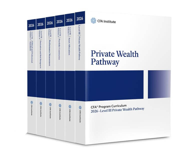 cfa-program2026L3-private-wealth 2026 CFA Program Curriculum Level III Private Wealth Pathway Box Set