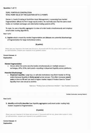 CFA 2026 Finquiz Mock Exams Level 3 Portfolio Management Pathway