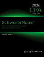 CFA 2026 Schweser Notes Level 2 with Quicksheet