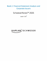 CFA 2026 Schweser Notes Level 2 with Quicksheet