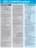 CFA 2026 Schweser Notes Level 2 with Quicksheet